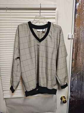 Vintage Tee-Wear Pullover V-neck windbreaker jacket